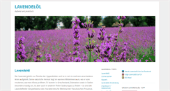 Desktop Screenshot of lavendeloel.net