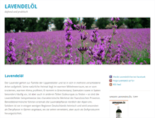 Tablet Screenshot of lavendeloel.net